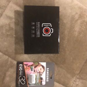NIB Dash Camera and Samsung Micro SDHC UHS-I Card